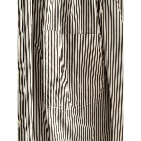 Dice Kayek Nordstrom EU 44 Striped Cotton Bottom down Oversized‎ Lagom Blouse - Picture 5 of 9